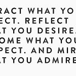 Attract what you expect
