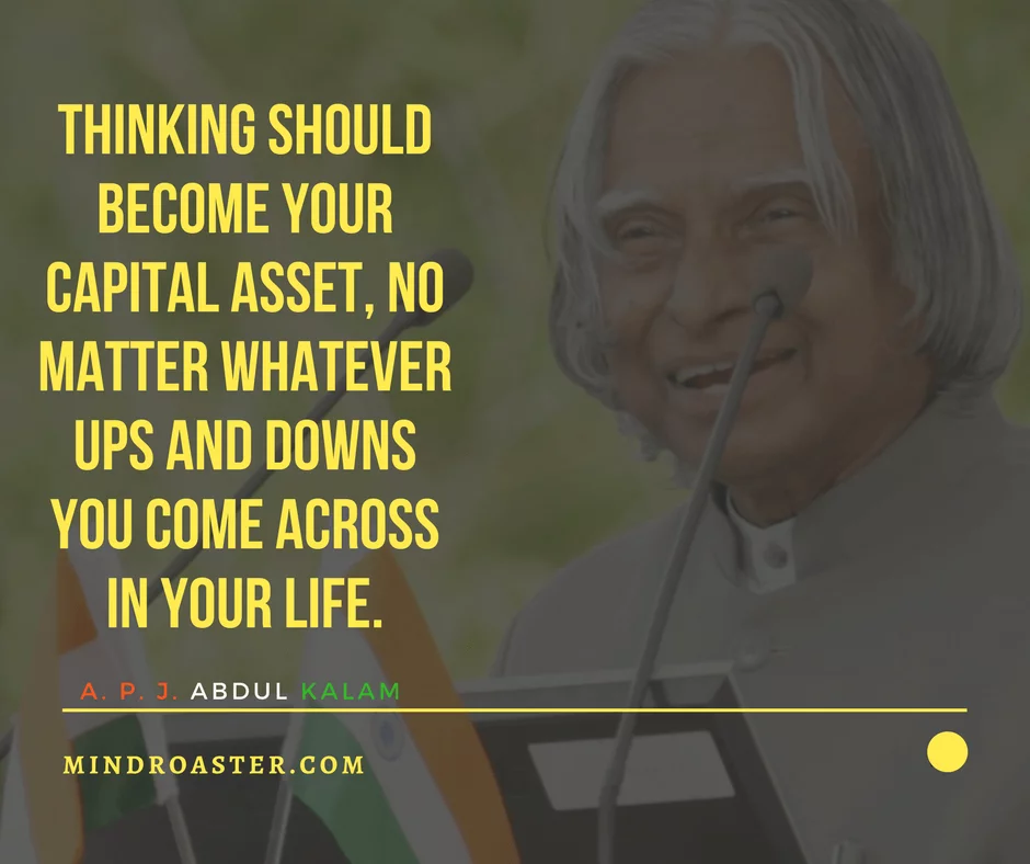 apj abdul kalam thoughts in english