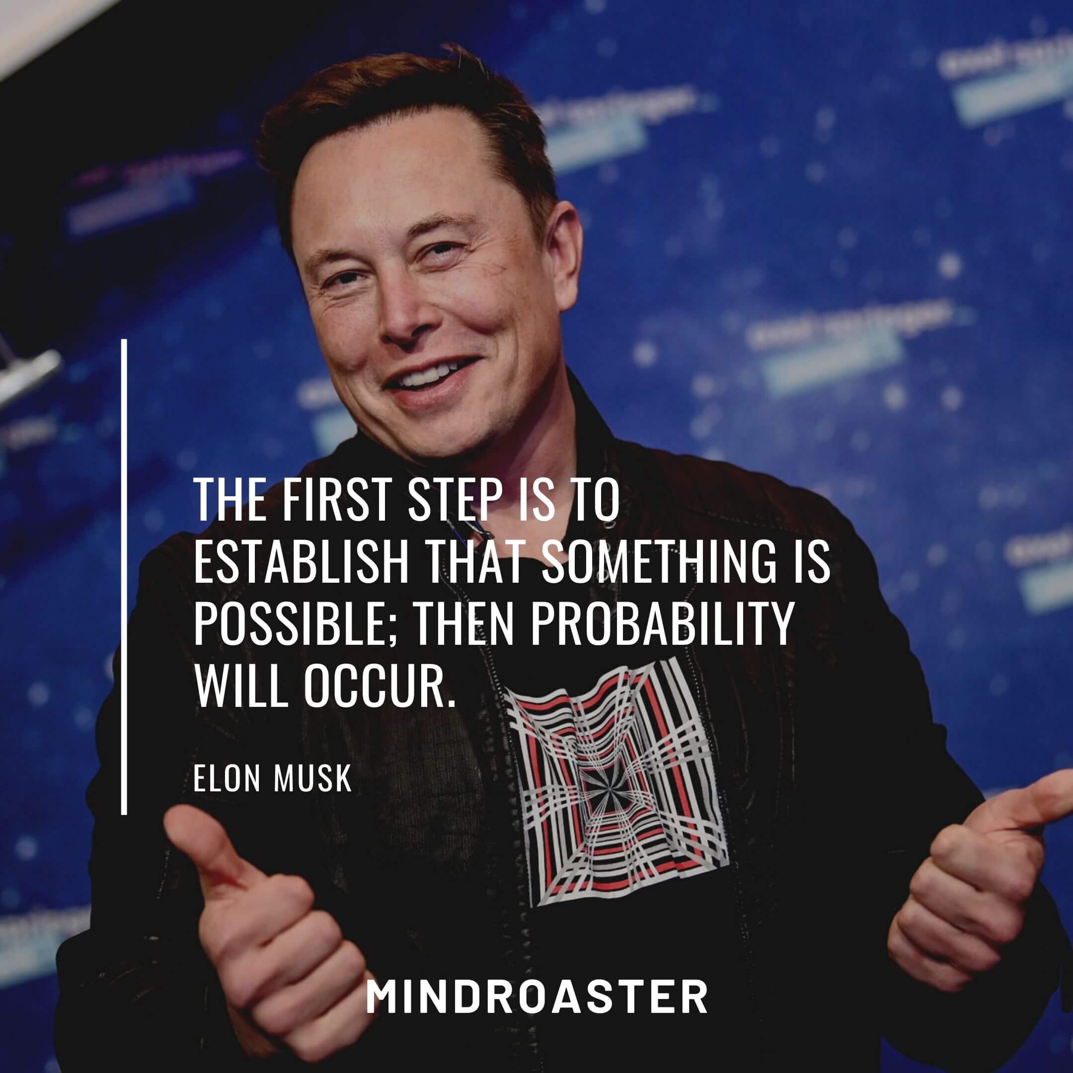 Success Quotes From Elon Musk