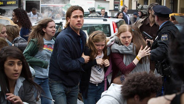 8 - End of the World Movies - World War Z
